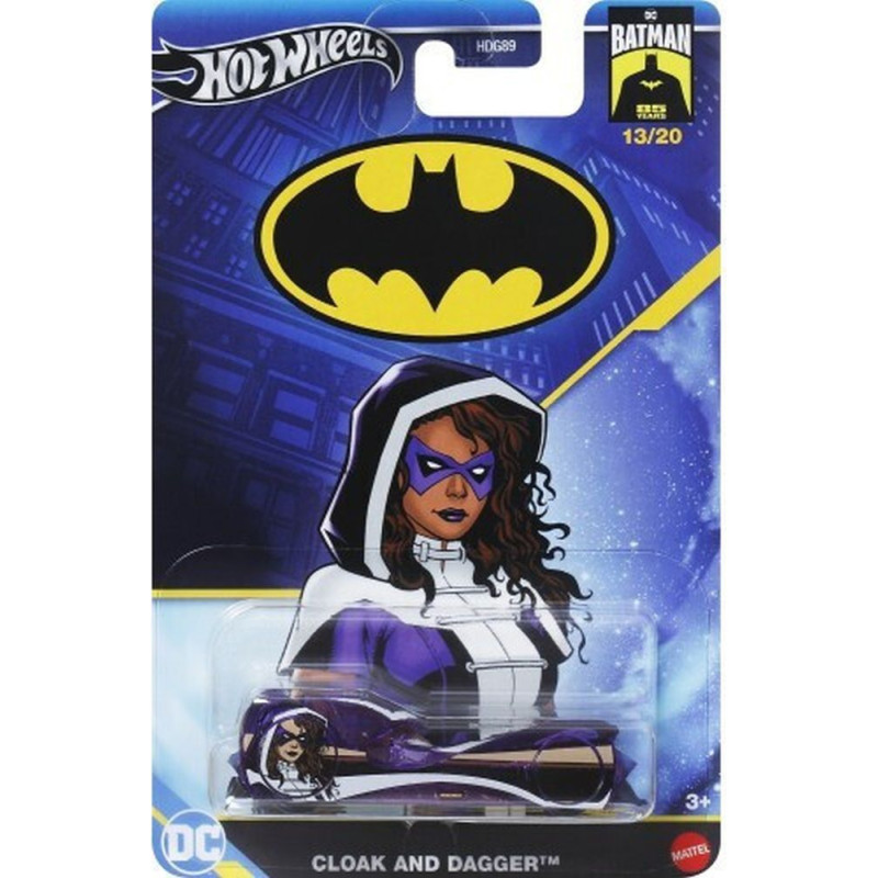 Mattel Hot Wheels DC: Batman 85 Years - Cloak And Dagger Vehicle (HRW29)