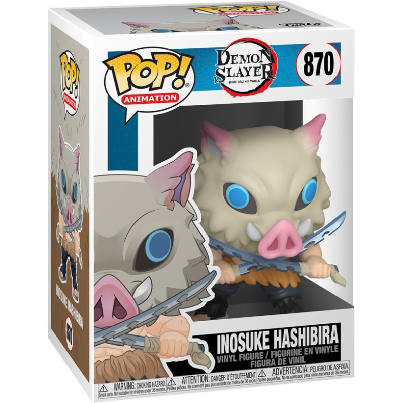 Funko Pop! Animation: Demon Slayer Kimetsu No Yaiba - Inosuke Hashibira #870 Vinyl Figure