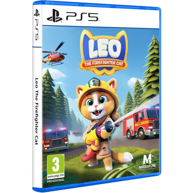 Maximum Games PS5 Leo:The Firefighter Cat