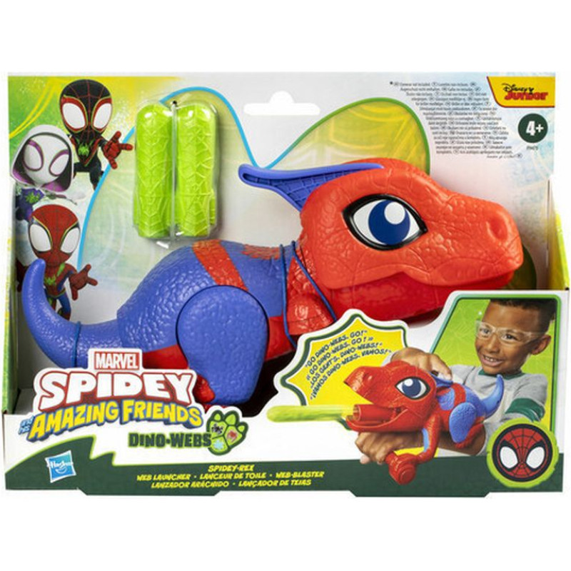 Hasbro Nerf Disney Marvel: Spidey And His Amazing Friends Dino-Webs - Spidey-Rex Web Launcher (F9475)