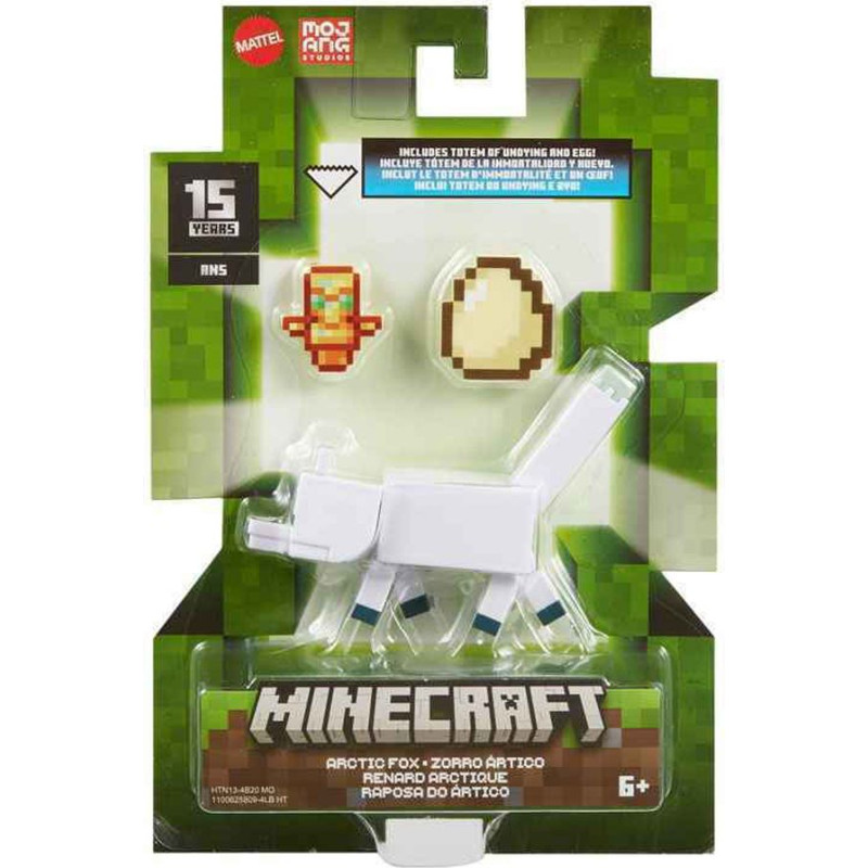 Mattel Minecraft: 15th Anniversary - Arctic Fox Action Figure (HTN13)