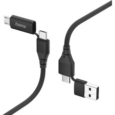 Hama 00201537 4-in-1 Multi Charging Cable 1.5m