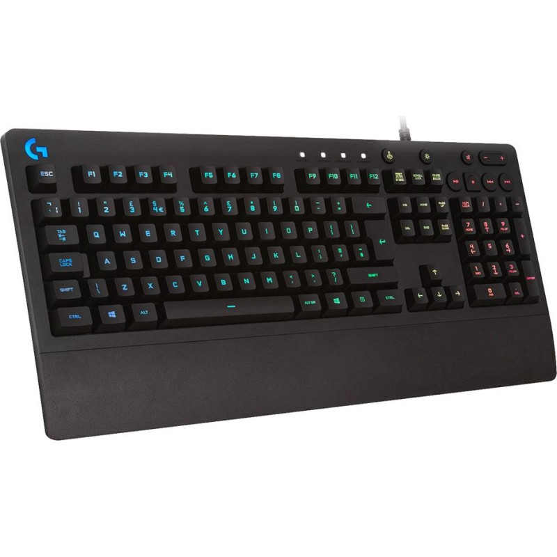 Logitech Klawiatura logitech  920-008093 (mechaniczna; usb 2.0; (us); kolor czarny)