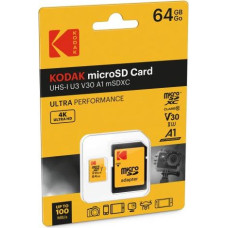 Kodak mSD 64GB UHS-I U3 Ultra EKMSDM64GXC10HPRK