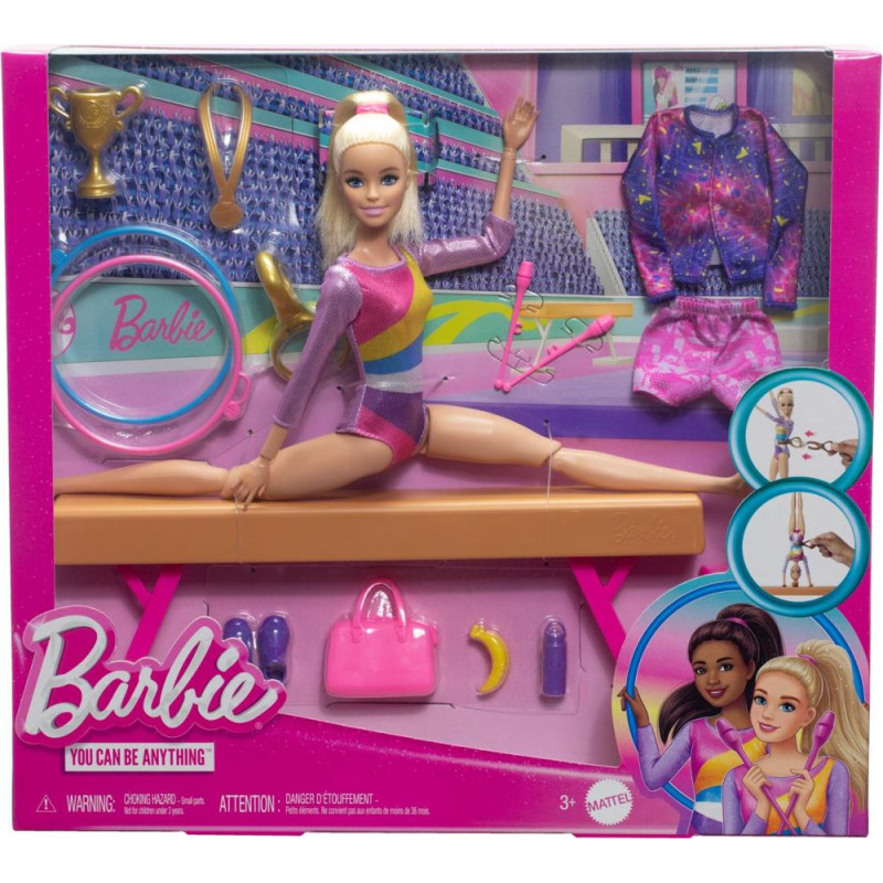 Barbie You Can be Anything - Gymnastics Playset (HRG52)