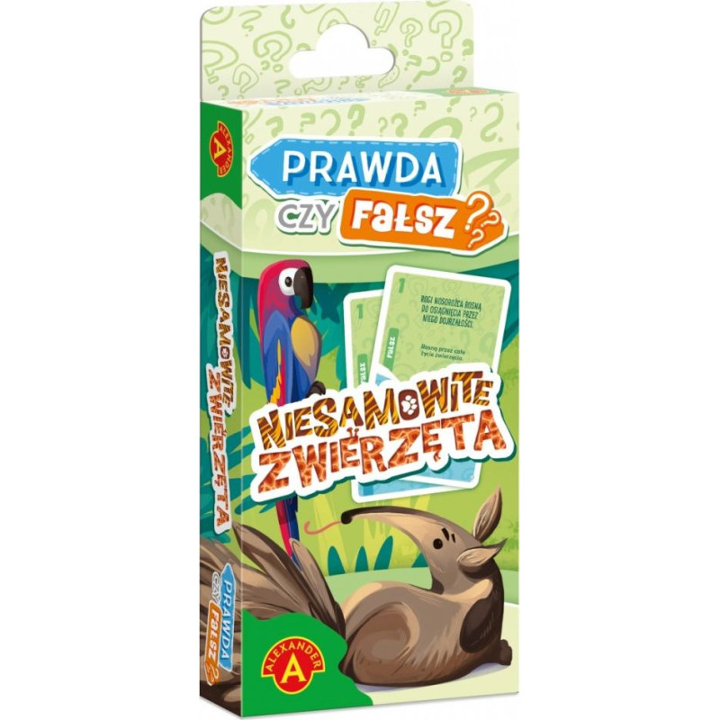 Alexander Gra quiz-prawda czy fałsz? niesamowite zwierzęta
