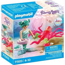 Playmobil Zestaw figurek princess magic 71503 syrenka ze zmieniającą kolory ośmiornicą