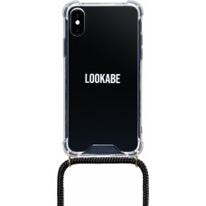 Lookabe Necklace iPhone X/Xs gold black loo003