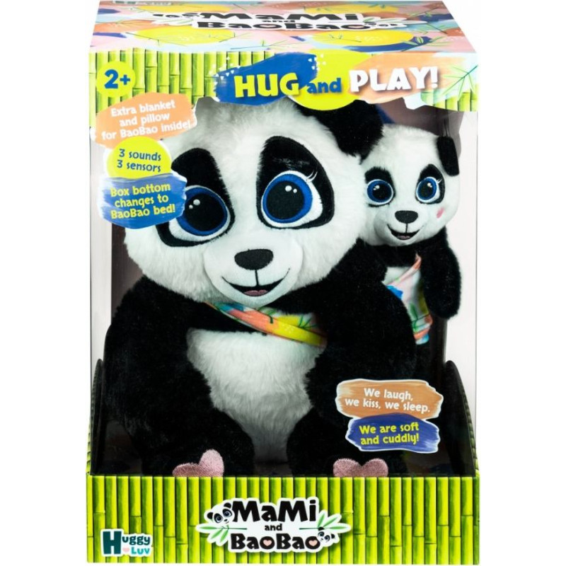 Tm Toys Maskotka interaktywna panda mami i dziecko panda baobao