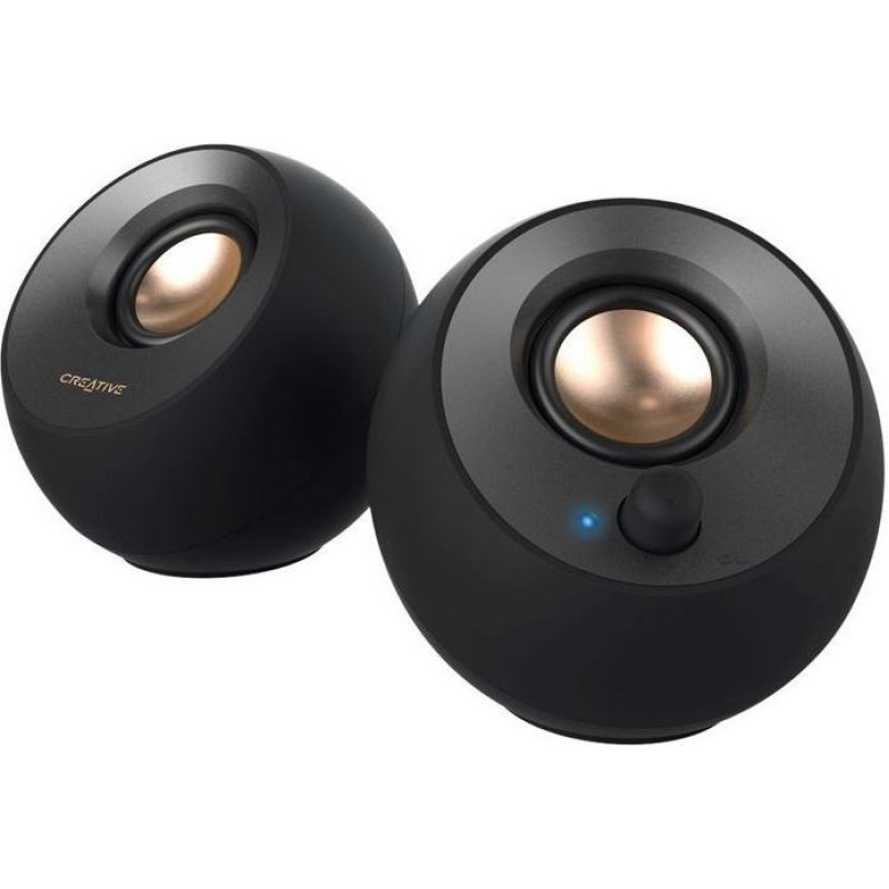 Creative Labs Głośniki 2.0 pebble v2 usb-c czarne