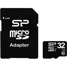 Silicon Power Karta pamięci microsdhc 32gb class 10 + adapter