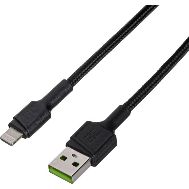 Green Cell kabel kabgc24 gc powerstream usb-a - lightning 30cm, szybkie ładowanie