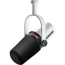 Shure mv7+-w - mikrofon lektorski/wokalny ze złączem xlr/usb-c biały