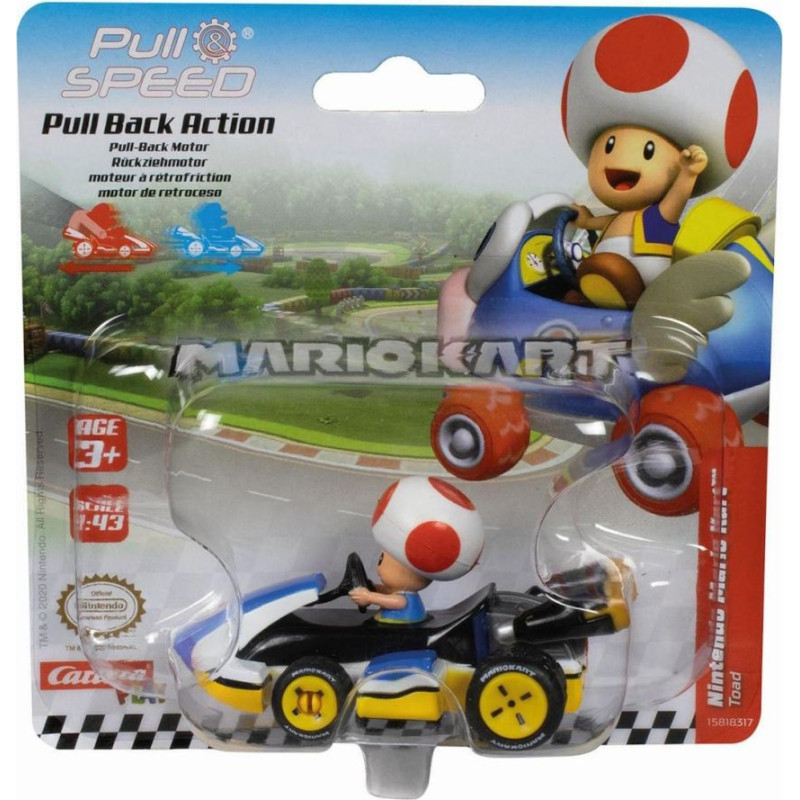 Carrera Toys Carrera Pull Speed: Nintendo Mario Kart™ - Toad 1:43 (15818317)