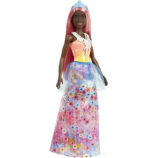 Mattel Barbie Dreamtopia: Princess Dark Skin Doll with Light-Pink Hair (HGR14)