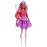 Mattel Barbie Fairy Ballet Dancer - Purple Hair Dark Skin Doll (GXD60)