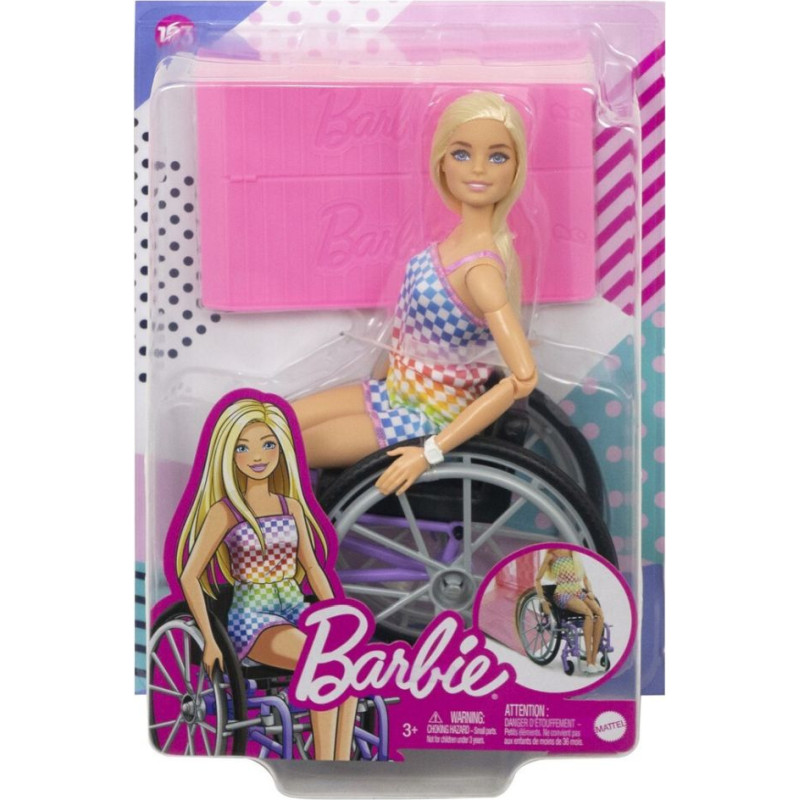 Mattel Barbie: Fashionistas - Blonde Doll with Disability Train (HJT13)