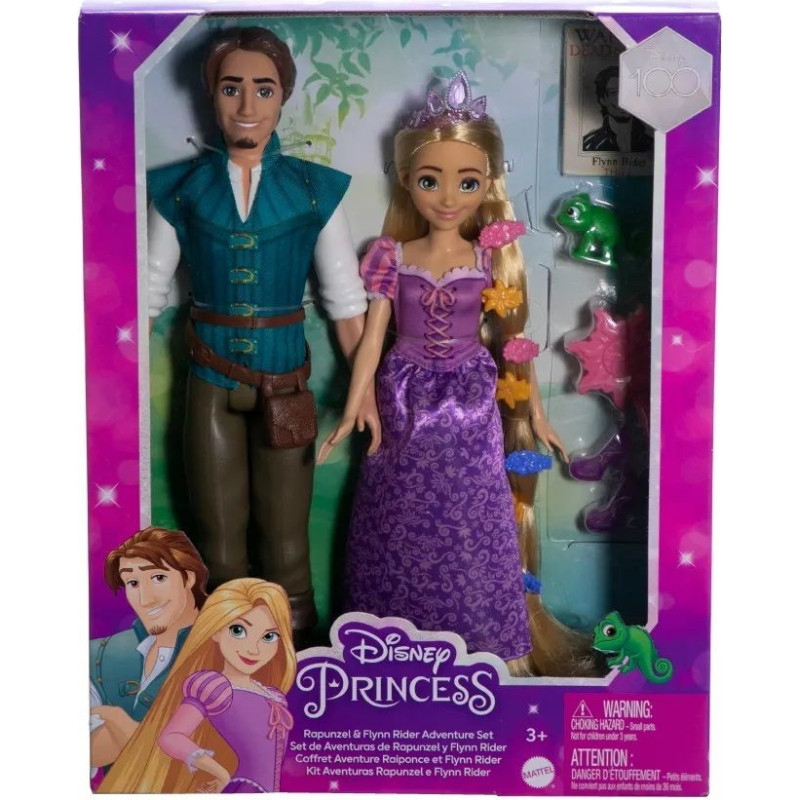 Mattel Disney Princess - Rapunzel  Flynn Rider Adventure Set (HLW39)