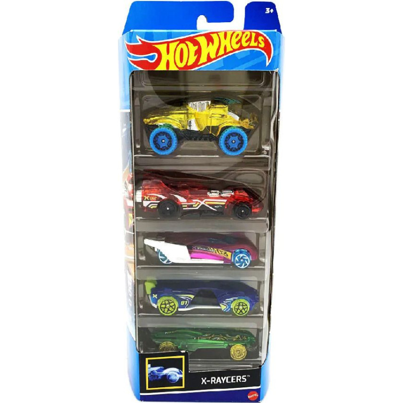 Mattel Hot Wheels - X-Raycers (Set Of 5) (HTV41)