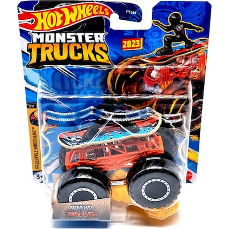 Mattel Hot Wheels Monster Trucks - Board to be Wild Die-Cast Vehicle (HKM32)