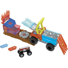 Mattel Hot Wheels: Monster Trucks Arena Smashers Color Shifters - 5-Alarm Rescue (HPN73)