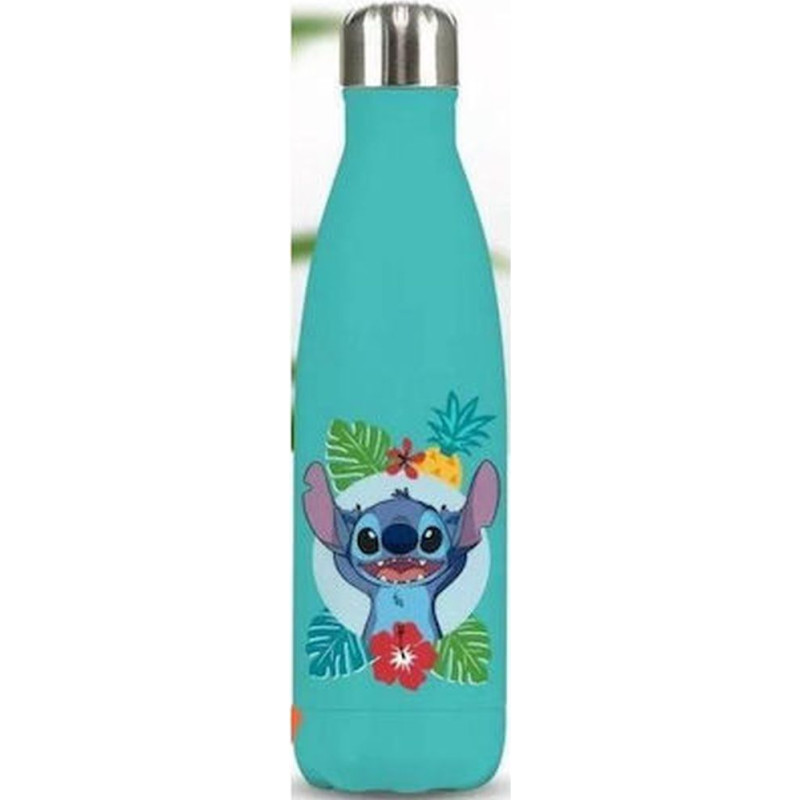 Paladone Products Paladone: Disney Stitch - Metal Water Bottle (500ml) (PP10960LSV2)