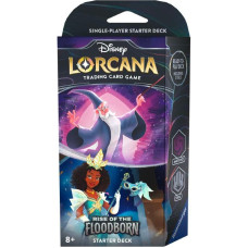 Disney Lorcana : Rise of the Floodborn TCG Starter Deck Amethyst & Steel