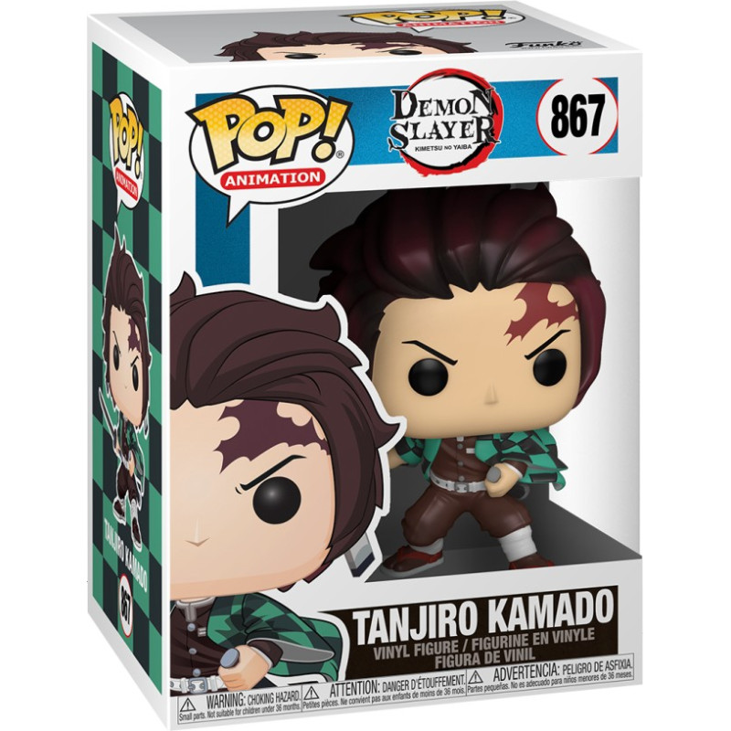 Funko Pop! Animation: Demon Slayer Kimetsu No Yaiba - Tanjiro Kamado #867 Vinyl Figure