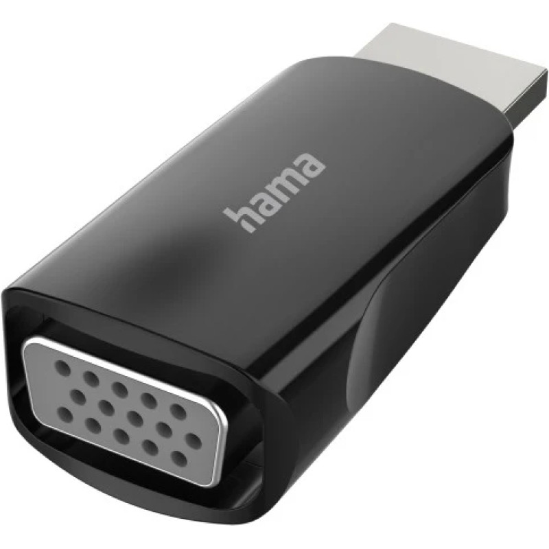 Hama 00200344 Video Adapter, HDMI Plug - VGA Socket, Full HD 1080p