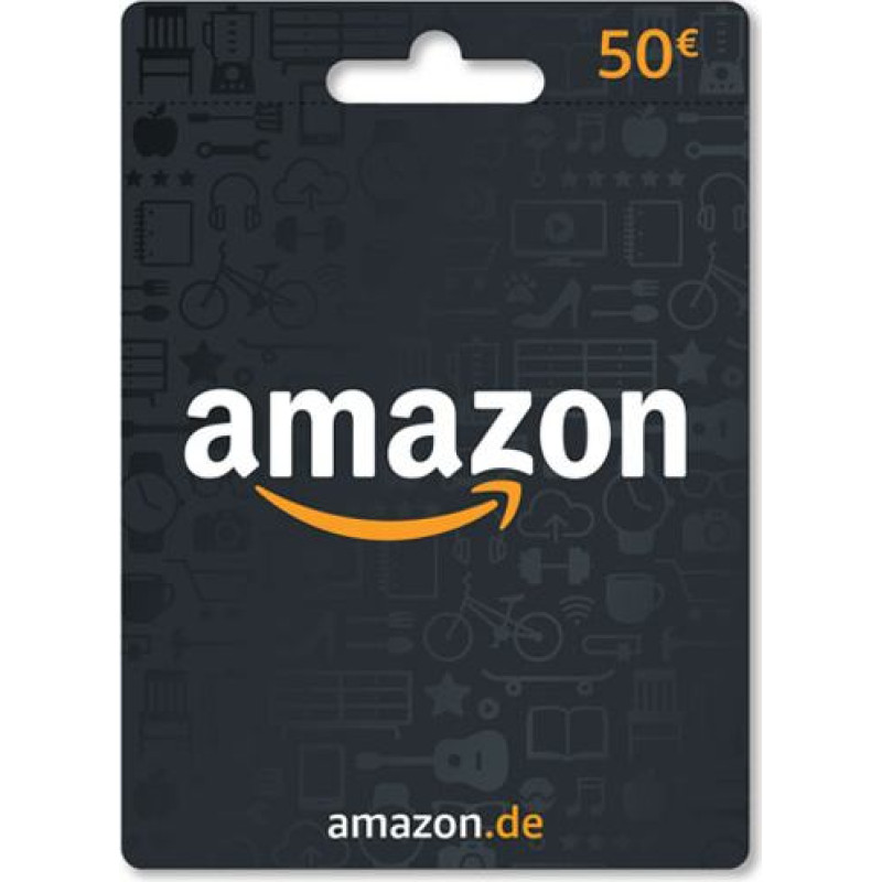 Amazon Gift Card 50 EUR dāvanu karte