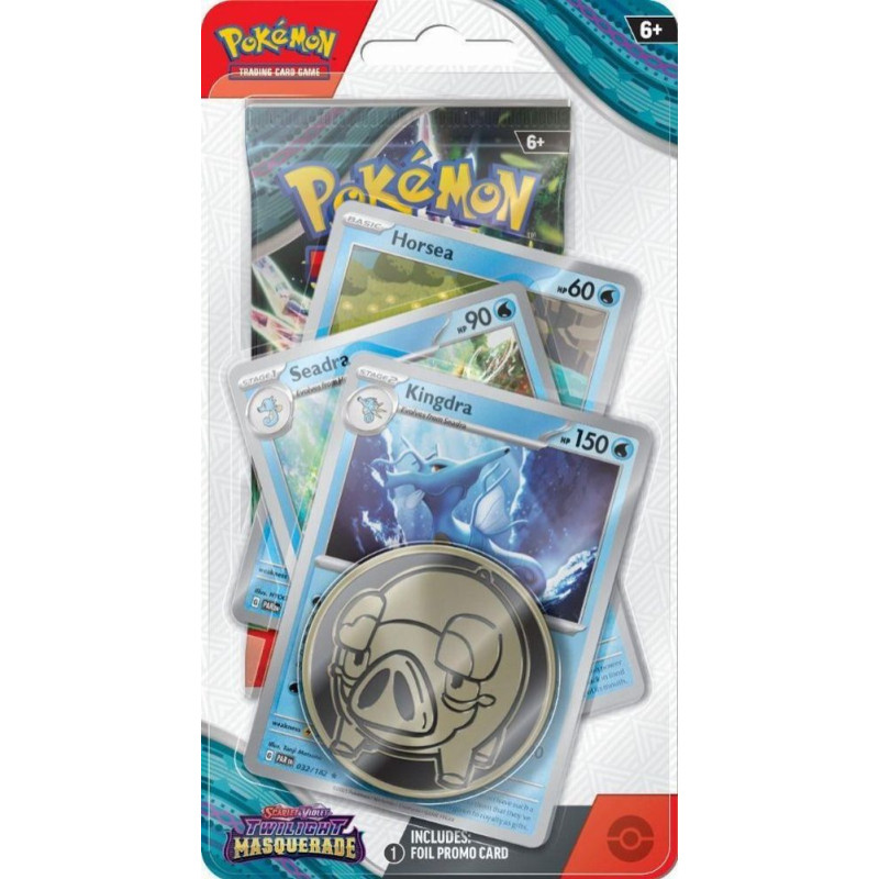 The Pokémon Company International Pokemon TCG: Scarlet  Violet Twilight Masquerade - Premium Checklane Blister (Random) (POK857942)