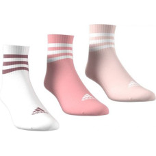 Adidas 3-Stripes Cushioned Sportswear Mid-Cut Pairs socks IZ0126 (34-36)