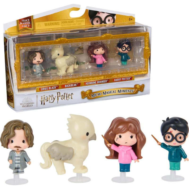 Spin Master Harry Potter: Micro Magical Moments - Sirius Black/Buckbeak/Hermine Granger/Harry Potter Figure Set (6069429)