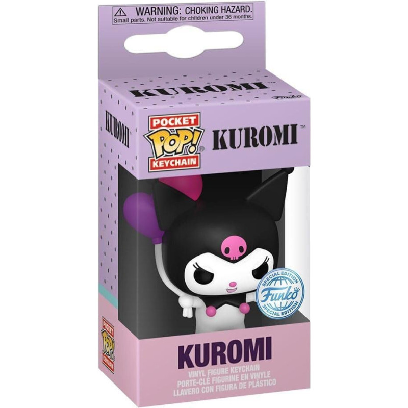 Funko Pocket Pop! Sanrio: Kuromi - Kuromi Balloon Vinyl Figure Keychain