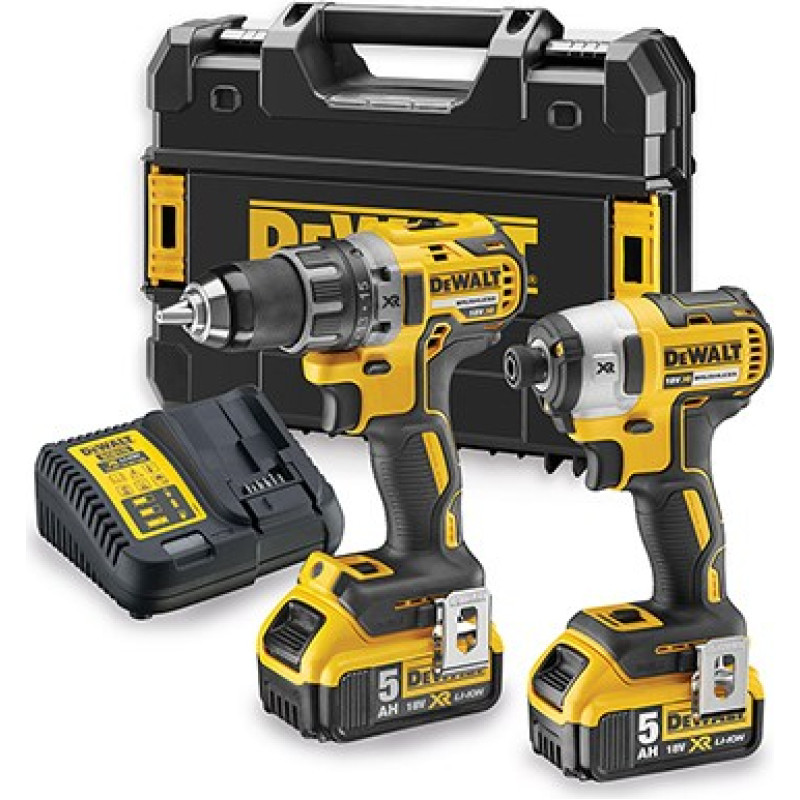 Dewalt dck268p2t-qw wkrętak zasilany/zakrętark udarowy czarny, żółty