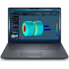 Dell Laptop dell pro max 18 plus mb18250 w11p u9-285hx|32gb|1tb|nvidia rtx pro 3000|fgrpr & smtcd |cam|wlan + bt|18.0