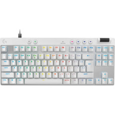 Logitech Klawiatura logitech g pro x tkl rapid white
