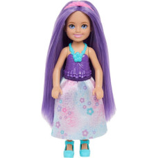 Mattel Barbie: Chelsea - Floral Purple Dress with Purple Hair Doll (JKH60)