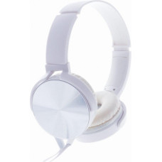 Rebeltec Słuchawki stereo z mikrofonem montana białe