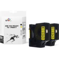 Tb Print Taśma tbtd-45018 do dymo czarny na Żółtym 12x7mm 2 szt.