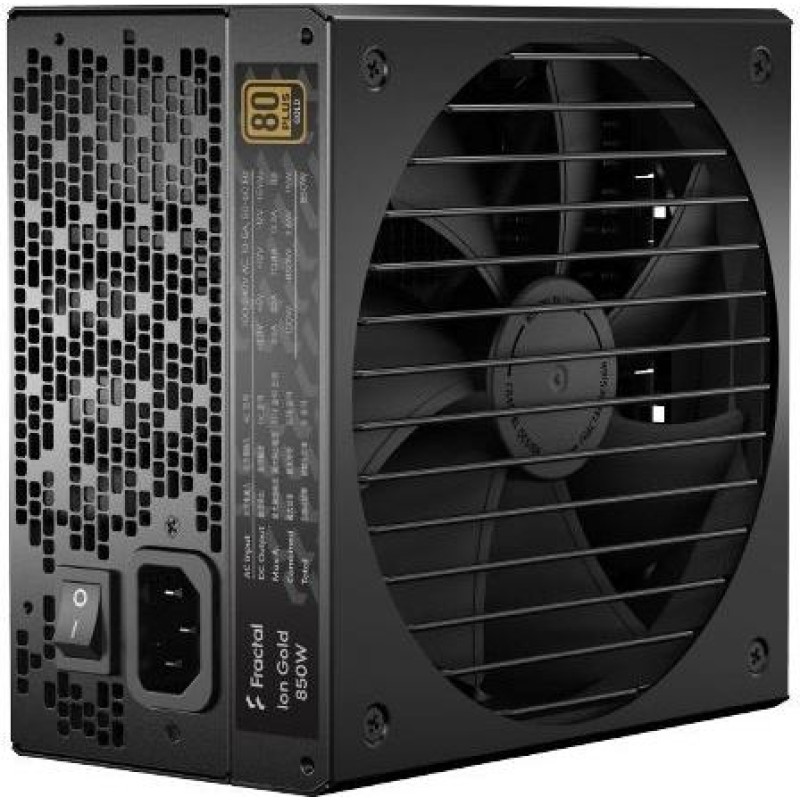 Fractal Design Zasilacz ion gold 850w 80+ plus gold full modular czarny