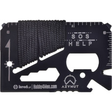 Azymut Multitool azymut tool card karta wielofunkcyjna - 13 narzędzi + etui, 85/53 mm (h-o200930tc)