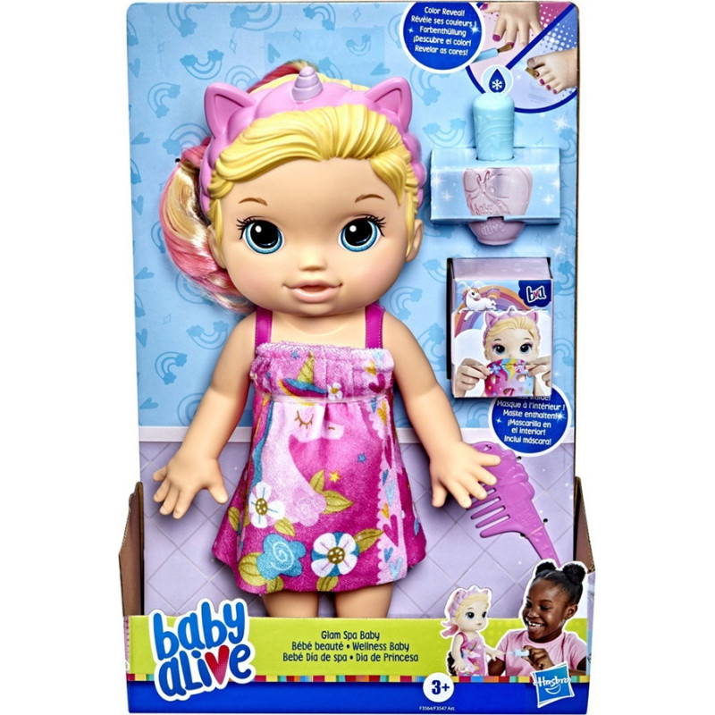 Hasbro Baby Alive: Glam Spa Baby Blonde (F3564)