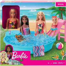 Mattel Barbie - Doll and Pool Playset (GHL91)