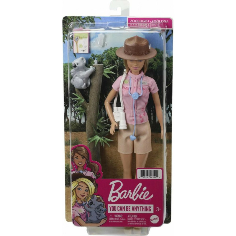 Mattel Barbie You Can Be Anything - Zoologist Doll (GXV86)