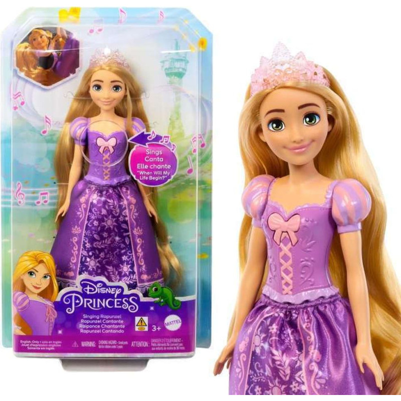 Mattel Disney Princess - Singing Rapunzel Doll (English Language) (HPD41)