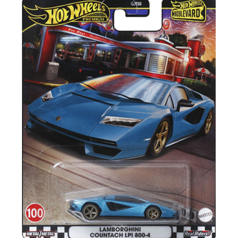 Mattel Hot Wheels Premium: Boulevard - Lamborghini Countach LPI 800-4 Vehicle (HRT70)