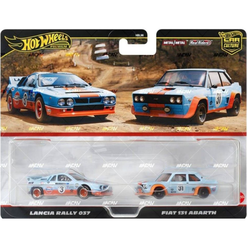 Mattel Hot Wheels®: Premium Car Culture - Lancia Rally 037  Fiat 131 Abarth (HRR81)