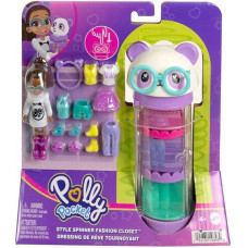 Mattel Polly Pocket - Style Spinner Fashion Closet Panda (HKW05)