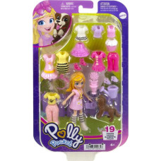 Mattel Polly Pocket: Medium Pack - Flowers Doll with Pet (HKV89)